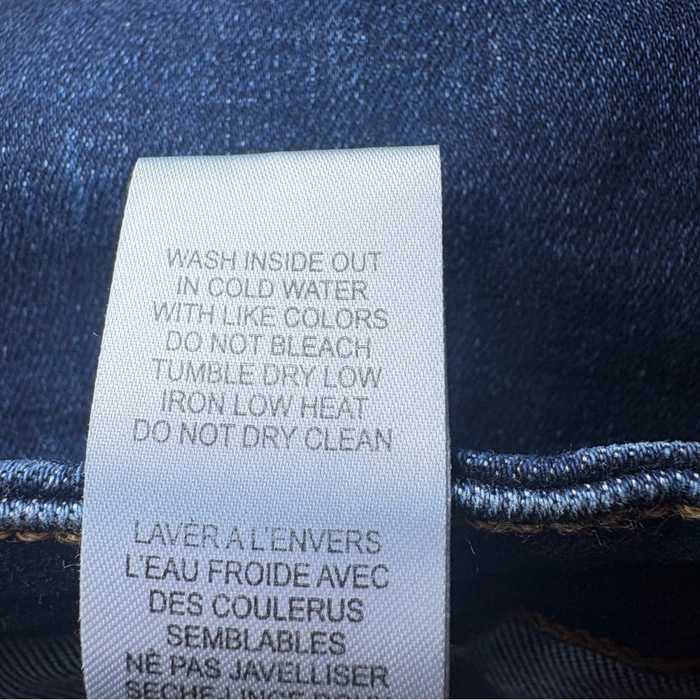 Good American Women's Power Stretch Pull On Straight Jeans Blue Size M - Picture 10 of 10
